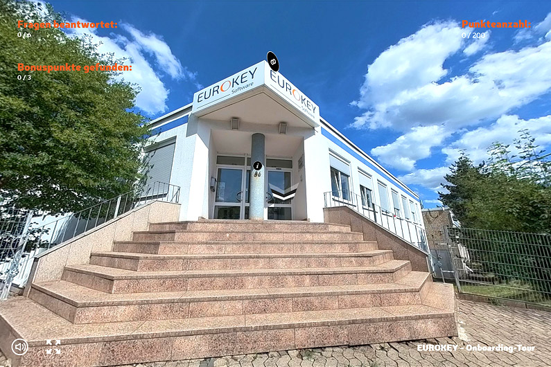Virtuelle Rundgänge durch Ihre Gebäude – Made by EUROKEY
